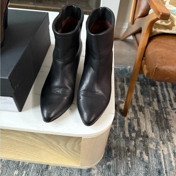 Sleek Black Ankle Booties - Picture 1 of 6